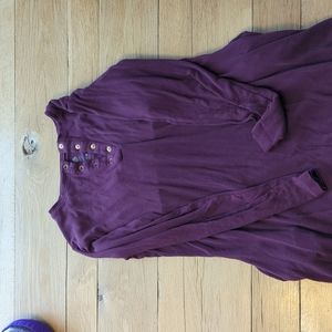 Kindred Bravely rib knit nursing night gown. Sz med